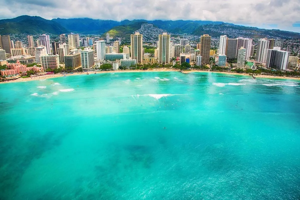 Modern Surf Chic Studio In Waikiki Honolulu 0*,